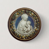 MADONNA MIT KIND, rund Button (Vorderseite)