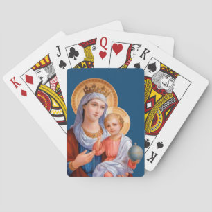 Madonna mit Kind Spielkarten