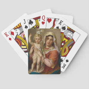 Madonna mit Kind Spielkarten