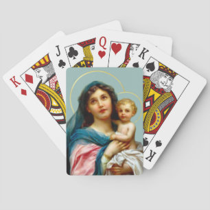 Madonna mit Kind Spielkarten