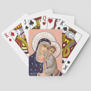 Madonna mit Kind Spielkarten