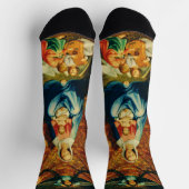 Madonna mit Kind, St. Adelheid und St. Franziskus Socken (Oben)