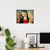 Madonna mit Kind, St. Jerome und Mary Magdalene Poster (Heimbüro)