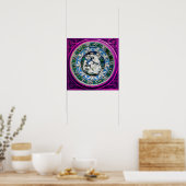 MADONNA MIT KIND UND ANGELN POSTER (Küche)