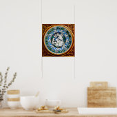 MADONNA MIT KIND UND ANGELN POSTER (Küche)