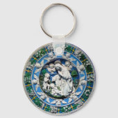 MADONNA MIT KIND UND ANGELN SCHLÜSSELANHÄNGER (Vorderseite)