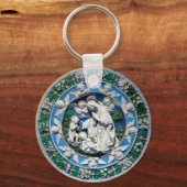 MADONNA MIT KIND UND ANGELN SCHLÜSSELANHÄNGER (Vorderseite)