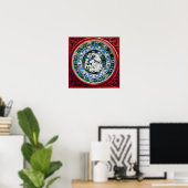 MADONNA MIT KIND UND ENGELN POSTER (Heimbüro)