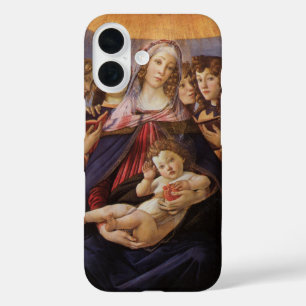 Madonna mit Kind und Engeln von Sandro Botticelli iPhone 16 Hülle