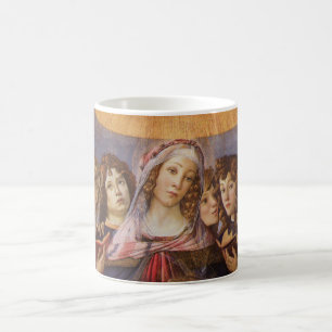Madonna mit Kind und Engeln von Sandro Botticelli Kaffeetasse