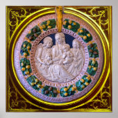 MADONNA MIT KIND UND SITZEN POSTER (Vorne)