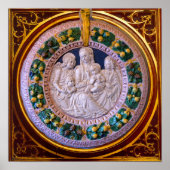 MADONNA MIT KIND UND SITZEN POSTER (Vorne)