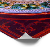 MADONNA MIT KIND UND SITZEN POSTER (Ecke)