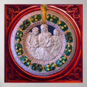 MADONNA MIT KIND UND SITZEN POSTER (Vorne)