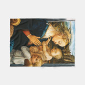 Madonna mit Kind und zwei Engel, Filippo Lippi Fleecedecke (Vorderseite (Horizontal))