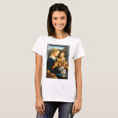 Madonna mit Kind und zwei Engel, Filippo Lippi T-Shirt (Vorne ganz)