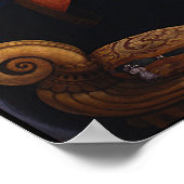 Madonna mit Kind und Zwei Engel - Lippi - Poster (Ecke)