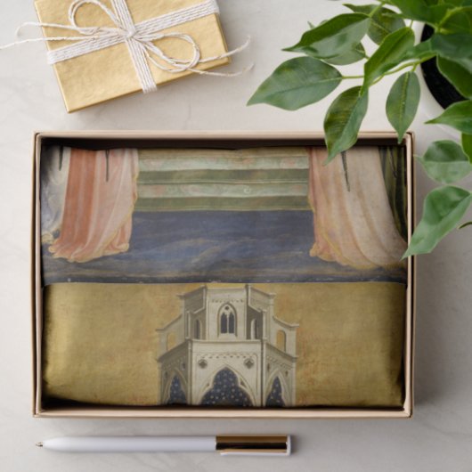 Madonna mit Kind und Zwölf Engel von Angelico Seidenpapier (Geschenk)