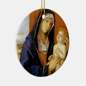 Madonna mit Kind von Giovanni Bellini Keramik Ornament (Rechts)