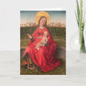 Madonna mit Kind Weihnachtskarte Karte (Vorderseite)