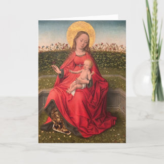 Madonna mit Kind Weihnachtskarte Karte