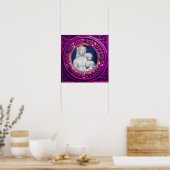 MADONNA MIT KINDERRENAISSANCE FLORAL CROWN POSTER (Küche)