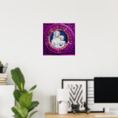 MADONNA MIT KINDERRENAISSANCE FLORAL CROWN POSTER (Heimbüro)