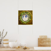 MADONNA MIT KINDERRENAISSANCE FLORAL CROWN POSTER (Küche)