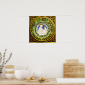 MADONNA MIT KINDERRENAISSANCE FLORAL CROWN POSTER (Küche)