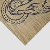 Madonna mit rustikalem Holz - Christliche Dekoupag Seidenpapier