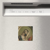 Madonna mit schlafendem Kind, 1780er Magnet (In Situ (Geschirrspüler))