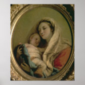 Madonna mit schlafendem Kind, 1780er Poster (Vorne)