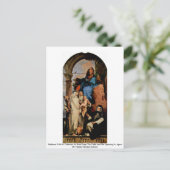 Madonna mit St. Catherine St. Rosa Postkarte (Stehend Vorderseite)