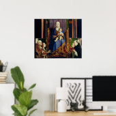 Madonna mit St. Nikolaus von Bari Poster (Heimbüro)