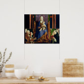 Madonna mit St. Nikolaus von Bari Poster (Küche)