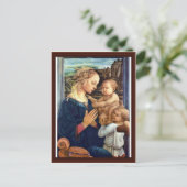 Madonna mit zwei Engeln von Lippi Fra Filippo Postkarte (Stehend Vorderseite)