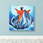 Madonna muta - Sanctissima 2008 Leinwanddruck (Insitu (Holzboden))