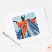 Madonna muta - Sanctissima 2008 Quadratischer Aufkleber (Umschlag)