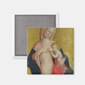 Madonna of Humility, c.1410 (tempera on panel) Magnet (Vorderseite/Rückseite)