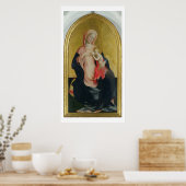 Madonna of Humility, c.1410 (tempera on panel) Poster (Küche)