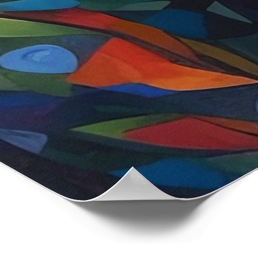 Madonna of the Blossoms Poster (Ecke)