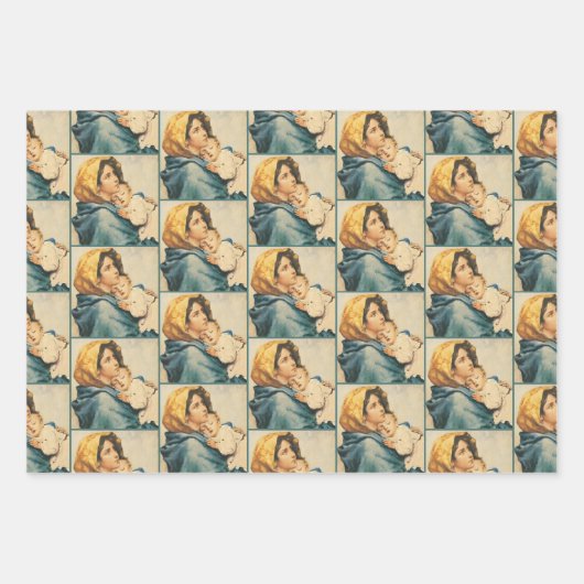 Madonna of the streets - Roberto Ferruzzi Geschenkpapier Set (Vorderseite)