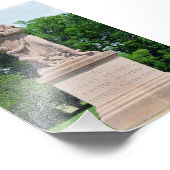 Madonna of the Trail, Council Grove, Kansas Fotodruck (Ecke)