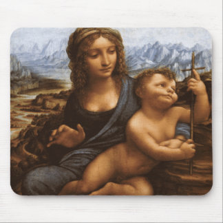 Madonna of the Yarnwinder by Leonardo da Vinci Mousepad