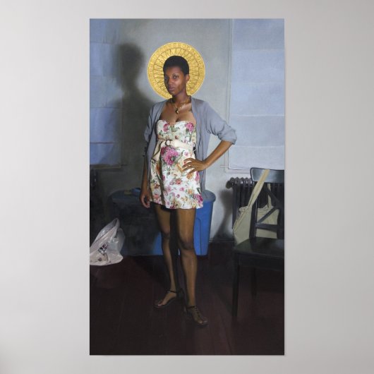 Madonna ohne Kinderausdruck Poster (Vorne)