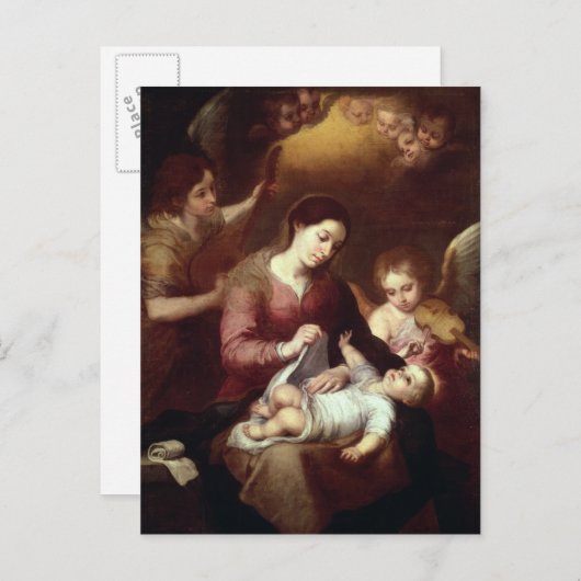 Madonna Postkarte (Vorne/Hinten)