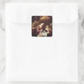 Madonna Quadratischer Aufkleber (Tasche)