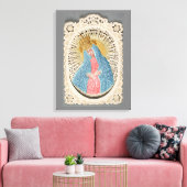 Madonna Queen of Heaven on Lace Leinwanddruck (Insitu (Wohnzimmer))