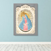 Madonna Queen of Heaven on Lace Leinwanddruck (Insitu (Holzboden))
