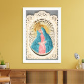 Madonna Queen of Heaven on Lace Leinwanddruck (Insitu (Wohnzimmer))